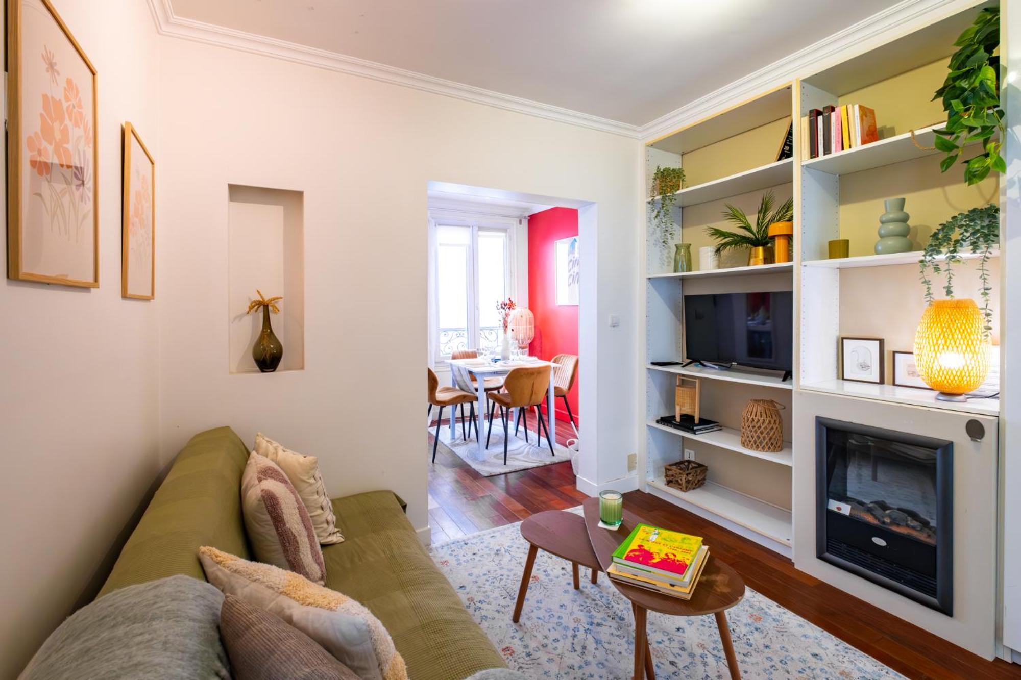 Charming Apartment In Heart Of París Exterior foto