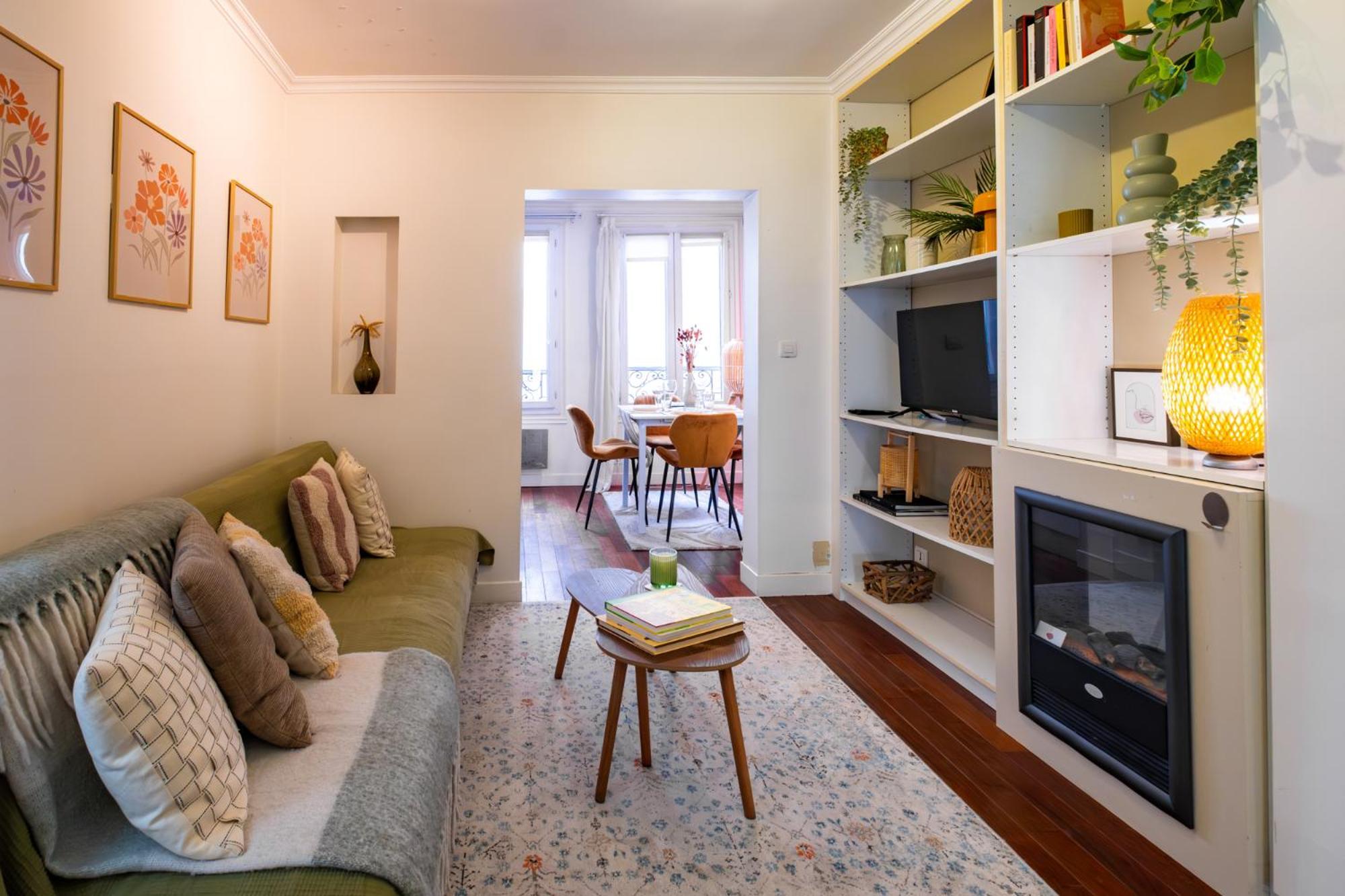 Charming Apartment In Heart Of París Exterior foto
